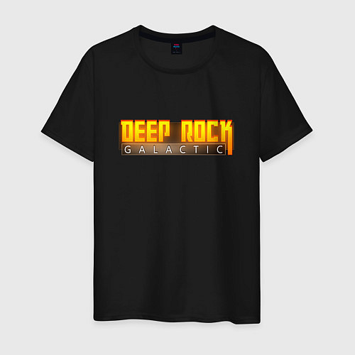 Мужская футболка Deep Rock Galactic logo / Черный – фото 1