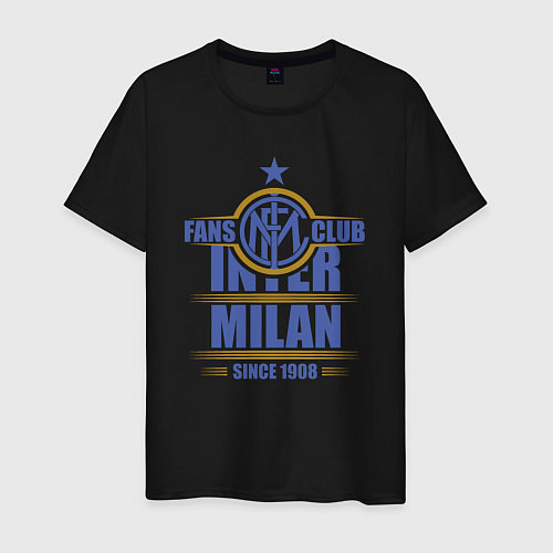 Мужская футболка Inter Milan fans club / Черный – фото 1