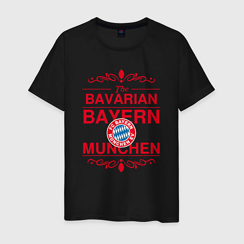 Мужская футболка Bavarian Bayern / Черный – фото 1