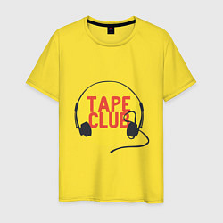 Футболка хлопковая мужская Tape club, цвет: желтый