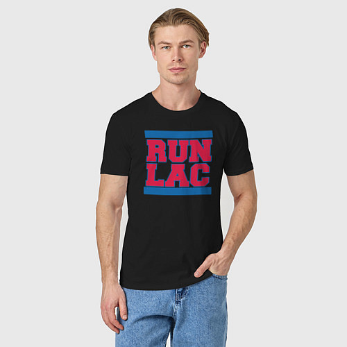 Мужская футболка Run Clippers / Черный – фото 3