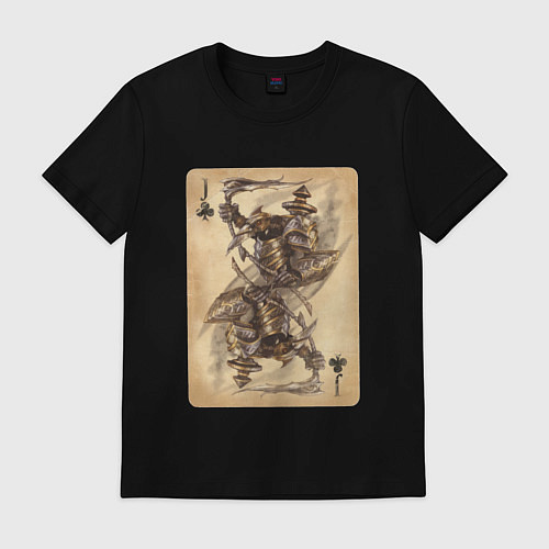 Мужская футболка Fable III Воин бездны, валет крести / Черный – фото 1