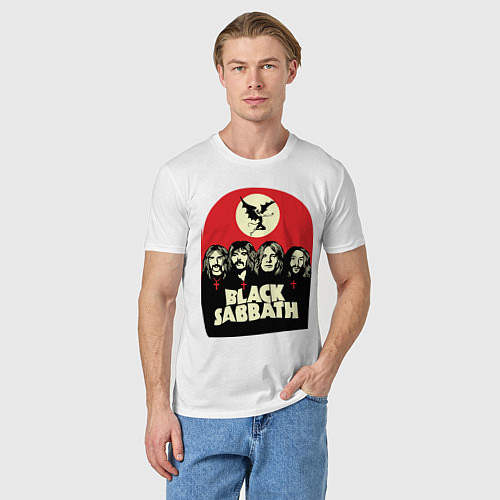 Мужская футболка Black Sabbath / Белый – фото 3