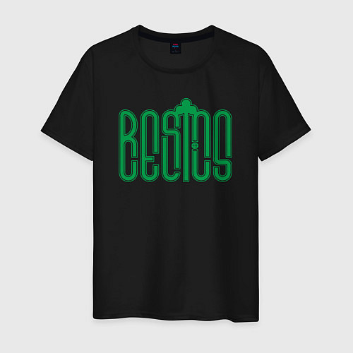 Мужская футболка Boston NBA / Черный – фото 1
