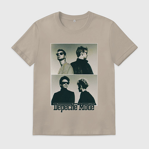 Мужская футболка Depeche Mode - Music for the Masses / Миндальный – фото 1