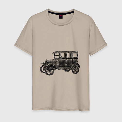 Мужская футболка Ford Model T / Миндальный – фото 1