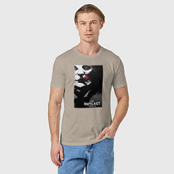 Футболка хлопковая мужская The Outlast Trials: Mother Gooseberry, цвет: миндальный — фото 2