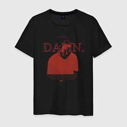 Футболка хлопковая мужская Kendrick Lamar DAMN album, цвет: черный