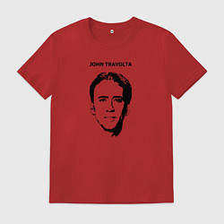 Футболка хлопковая мужская Без Лица, цвет: красный