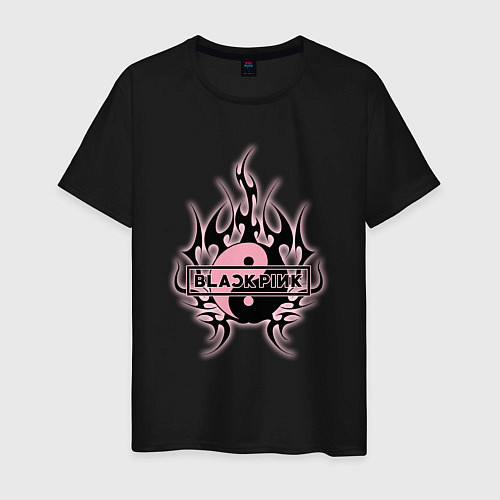 Мужская футболка Blackpink - logo in yang / Черный – фото 1