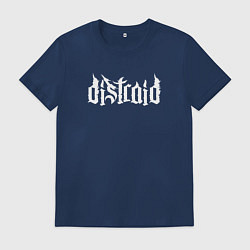 Футболка хлопковая мужская Логотип Distraid, цвет: тёмно-синий