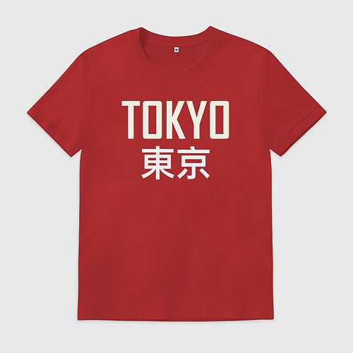 Мужская футболка Japan - Tokyo / Красный – фото 1