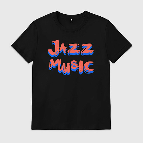 Мужская футболка Music jazz / Черный – фото 1