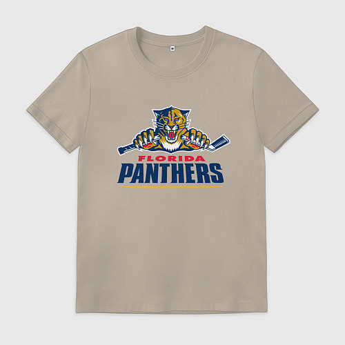 Мужская футболка Florida panthers - hockey team / Миндальный – фото 1