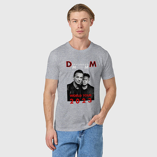 Мужская футболка Depeche Mode - Memento Mori Dave and Martin / Меланж – фото 3