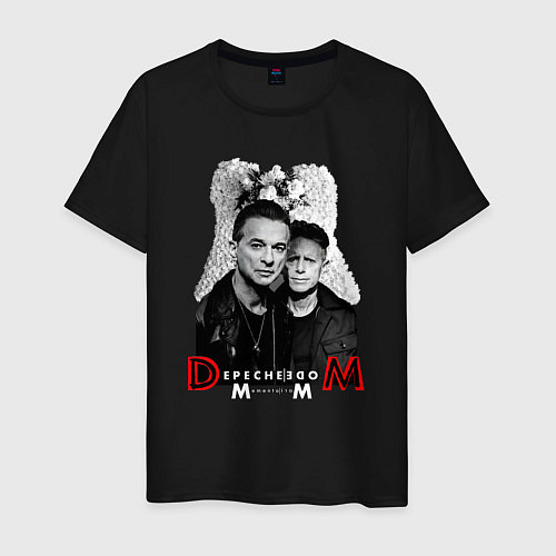Мужская футболка Depeche Mode - Dave Gahan and Martin Gore / Черный – фото 1