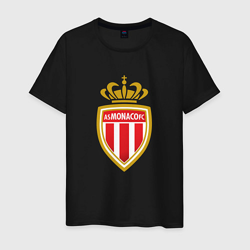Мужская футболка Monaco fc sport / Черный – фото 1