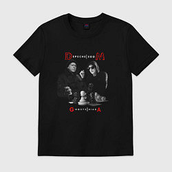 Футболка хлопковая мужская Depeche Mode - Ghosts Again, цвет: черный
