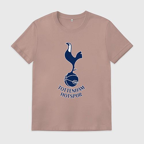 Мужская футболка Tottenham Hotspur fc sport / Пыльно-розовый – фото 1