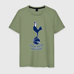 Футболка хлопковая мужская Tottenham Hotspur fc sport, цвет: авокадо