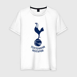 Футболка хлопковая мужская Tottenham Hotspur fc sport, цвет: белый