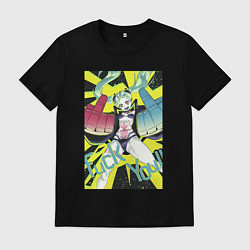 Футболка хлопковая мужская Rebecca - f**k you, цвет: черный