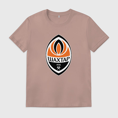 Мужская футболка Шахтёр фк / Пыльно-розовый – фото 1