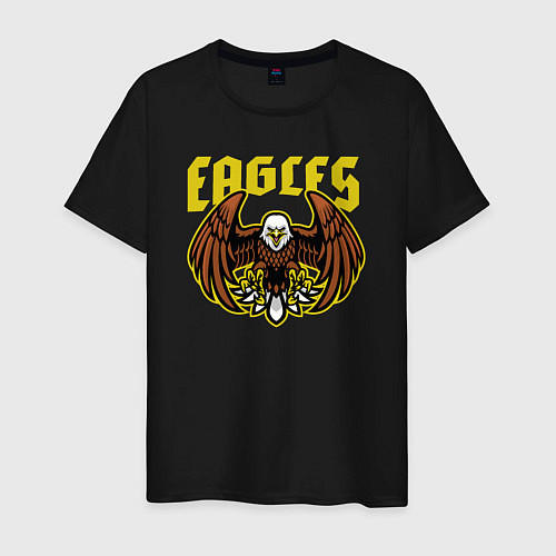Мужская футболка Eagles / Черный – фото 1
