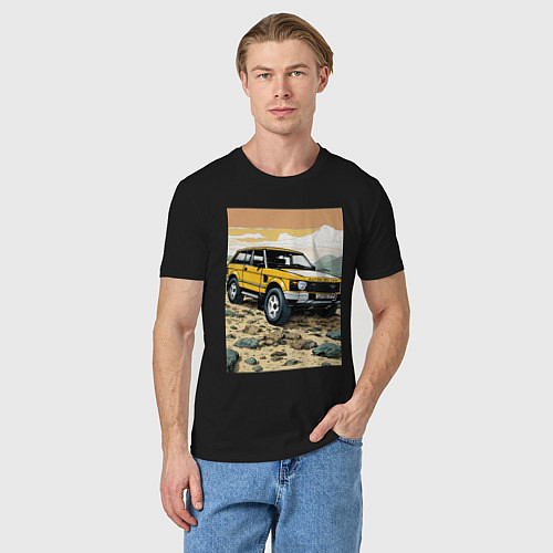 Мужская футболка Land Rover discovery / Черный – фото 3