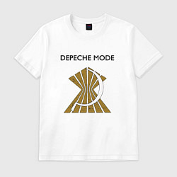 Футболка хлопковая мужская Depeche Mode - A broken frame october tour, цвет: белый