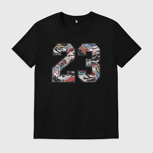 Мужская футболка Джордан 23 / Черный – фото 1