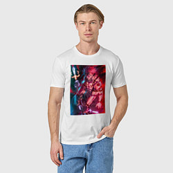 Футболка хлопковая мужская Сукуна в истинной форме, цвет: белый — фото 2