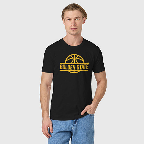 Мужская футболка Golden State team / Черный – фото 3