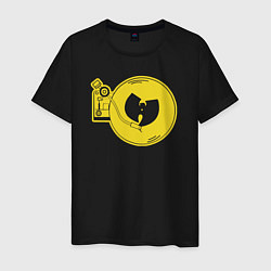 Футболка хлопковая мужская Wu-Tang vinyl, цвет: черный