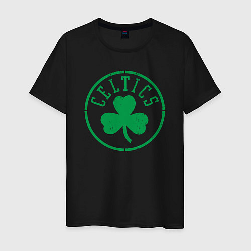 Мужская футболка Boston Celtics clover / Черный – фото 1