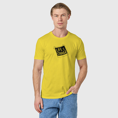 Мужская футболка Life is Strange фото / Желтый – фото 3