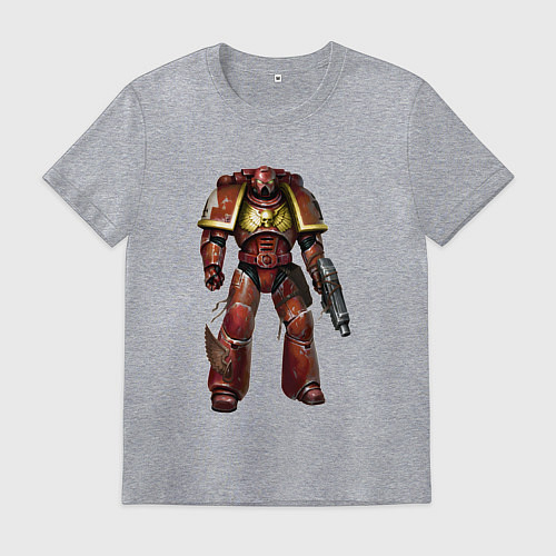 Мужская футболка Астартес кровавый ангел / Меланж – фото 1