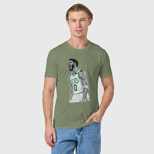 Мужская футболка Tatum Celtics / Авокадо – фото 3