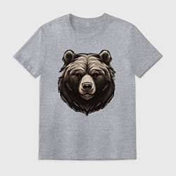 Футболка хлопковая мужская Хозяин тайги, цвет: меланж