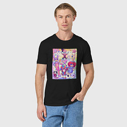 Футболка хлопковая мужская The amazing digital circus together, цвет: черный — фото 2