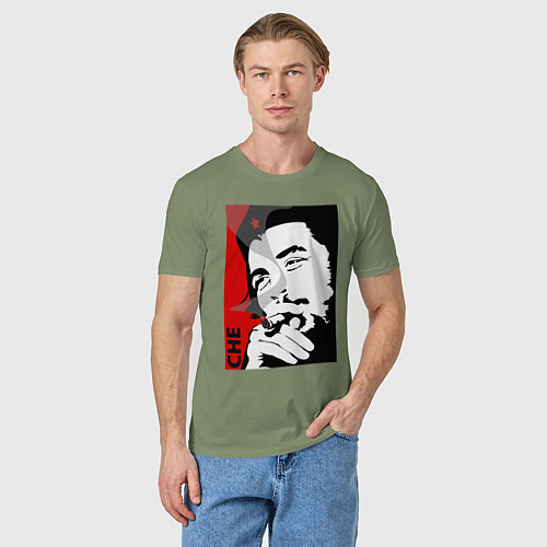 Мужская футболка Эрнесто Че - Гевара / Авокадо – фото 3