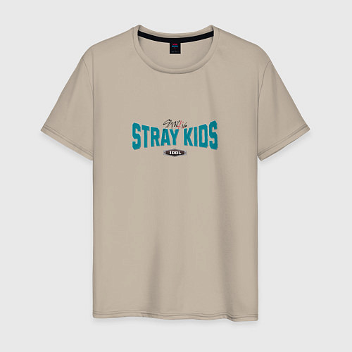 Мужская футболка Stray Kids legendary / Миндальный – фото 1