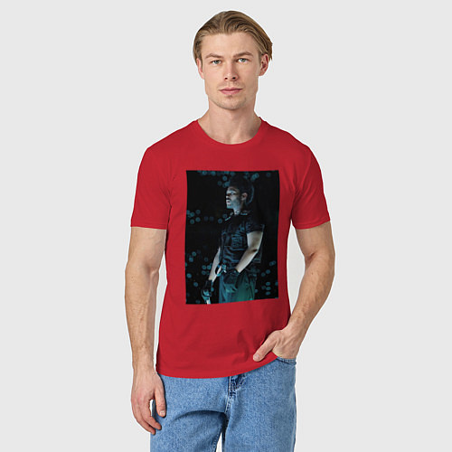 Мужская футболка Звездное сияние / Красный – фото 3