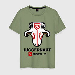 Футболка хлопковая мужская Juggernaut Dota 2, цвет: авокадо