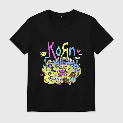 Мужская футболка Korn - childs / Черный – фото 1