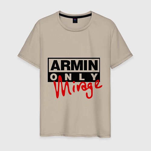 Мужская футболка Armin Only: Mirage / Миндальный – фото 1