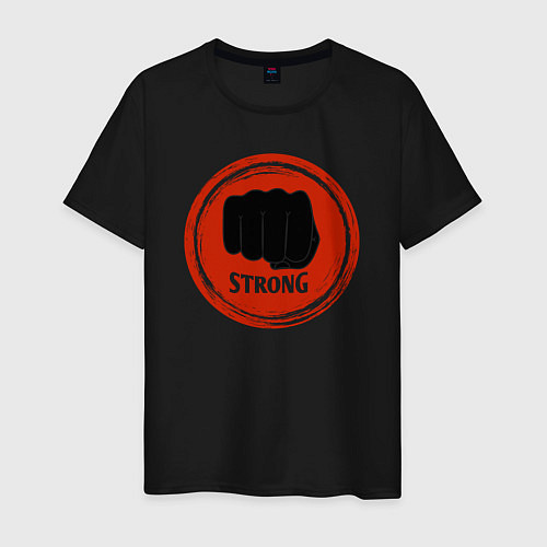 Мужская футболка MMA strong / Черный – фото 1