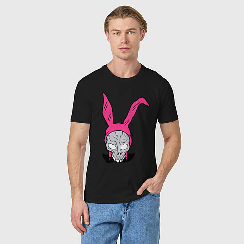 Мужская футболка Pink Donnie Darko / Черный – фото 3