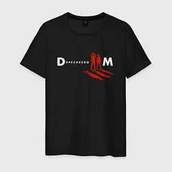 Футболка хлопковая мужская Depeche Mode - Spirit of Fletcher, цвет: черный