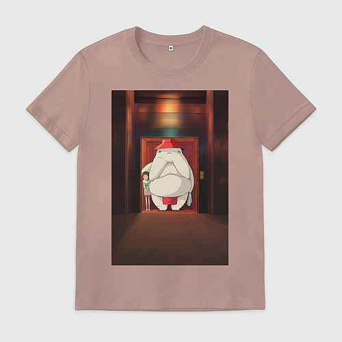 Мужская футболка Тихиро Огино Осира сама / Пыльно-розовый – фото 1